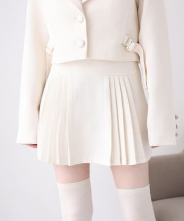 NICE CLAUP / OLIVE des OLIVE OUTLET(ナイスクラップ  / オリーブ デ オリーブ アウトレット) 【one after another】プレミアムツイードスカート