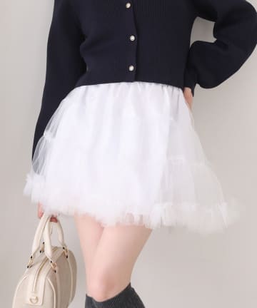 NICE CLAUP / OLIVE des OLIVE OUTLET(ナイスクラップ  / オリーブ デ オリーブ アウトレット) 【one after another】プレミアムチュールティアードミ二