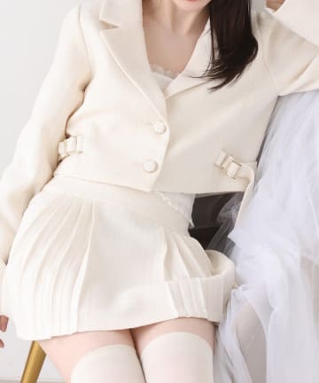 NICE CLAUP / OLIVE des OLIVE OUTLET(ナイスクラップ  / オリーブ デ オリーブ アウトレット) 【one after another】プレミアムツイードジャケット