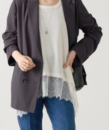 BEARDSLEY(ビアズリー) 《4/21(火)12:00予約開始》スソレースタンク《FRIPIER》