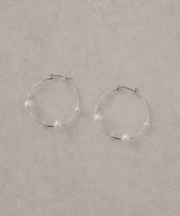 Chico(チコ) パールデザインフープピアス