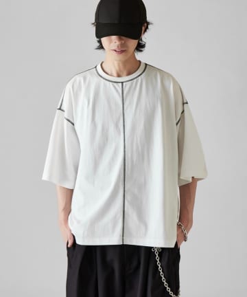 Lui's(ルイス) 【Neucon】配色ステッチビッグTシャツ