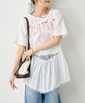 mystic(ミスティック) レース切り替えVキャミチュニク