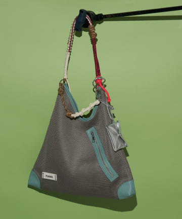 CIAOPANIC TYPY(チャオパニックティピー) :マルチウェイ配色メッシュトライアングルバッグ