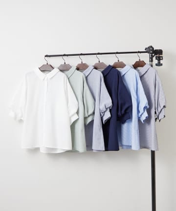 Remind me and forever(リマインドミーアンドフォーエバー) 【オフィスコーデにも】ボリューム袖ブラウス