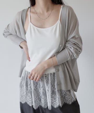 COLONY 2139(コロニー トゥーワンスリーナイン) レースドッキングキャミソール