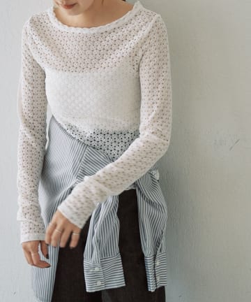 SHENERY(シーナリー) レース編み2WAYトップス