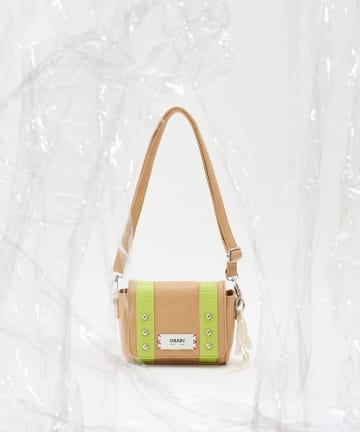 CIAOPANIC(チャオパニック) 【GRAIN/グレイン】クロココンビスタッズミニショルダーバッグ