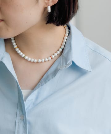 OUTLET(アウトレット) 【ear PAPILLONNER】POPパールマグネットネックレス