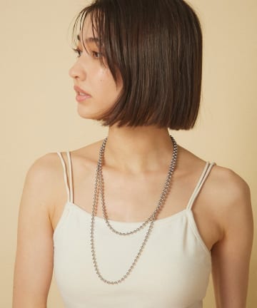 Remind me and forever(リマインドミーアンドフォーエバー) 【stainless steel】ボールチェーンネックレス