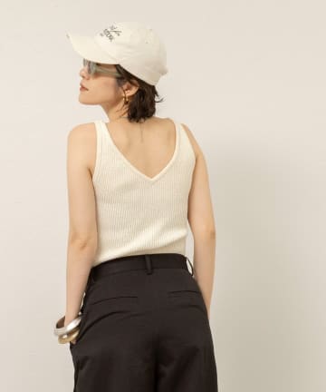 NOLLEY'S(ノーリーズ) 《手洗い可能》ブークレタンクトップ