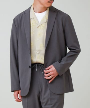 FREDY & GLOSTER(フレディ アンド グロスター) 【COOLMAX/セットアップ着用可能】ポリトロテーラードジャケット