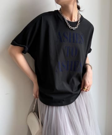 DOUDOU(ドゥドゥ) 【WEB限定】フロッキーロゴプリントTEE