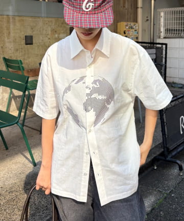 CIAOPANIC TYPY(チャオパニックティピー) 【UNISEX】アソート柄プリントシャツ