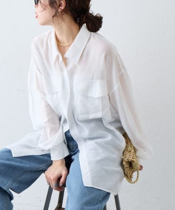 CIAOPANIC TYPY(チャオパニックティピー) 袖リブシアーミリタリーシャツ