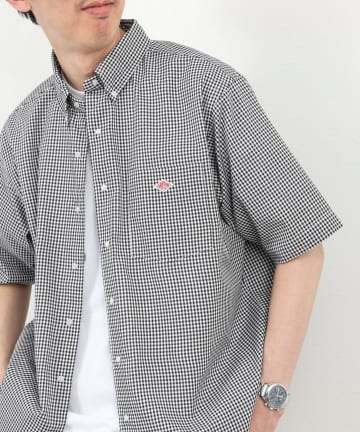 NOLLEY'S(ノーリーズ) 【DANTON】DOT BUTTON B.D. SHIRT SS