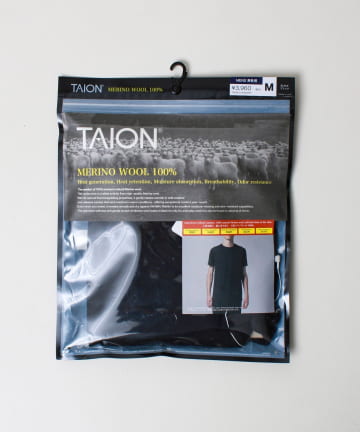 FREDY & GLOSTER(フレディ アンド グロスター) 【TAION /タイオン】メリノウール アンダーウェア ハーフスリーブ Tシャツ