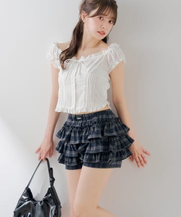 Chico(チコ) レイヤードティアードショートパンツ