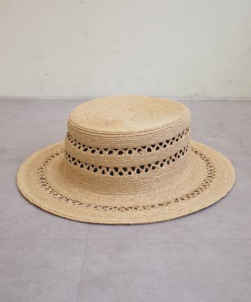 LOUNGEDRESS(ラウンジドレス) 【GALENA/ガレナ】フラットラフィアハット