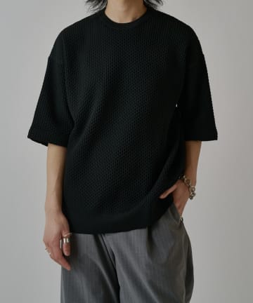 Lui's(ルイス) ワッフルショートスリーブTシャツ