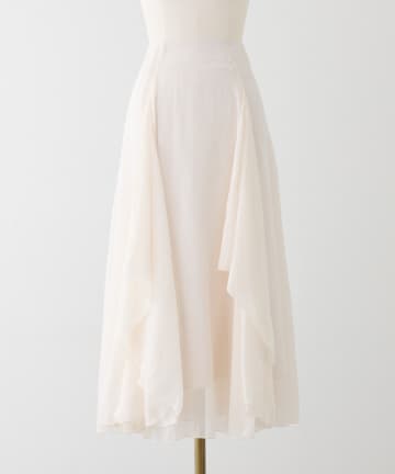 Seemi.by NICE CLAUP(シーミーバイナイスクラップ) レースアップロングスカート