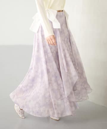 Seemi.by NICE CLAUP(シーミーバイナイスクラップ) レースアップロングスカート