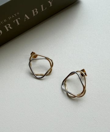Chez toi(シェトワ) ダブルラインピアス