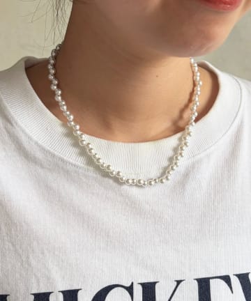 Chez toi(シェトワ) 不規則パールネックレス