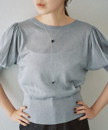 SHENERY(シーナリー) シルバーラリエットネックレス