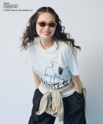 Kastane(カスタネ) 【WHIMSIC/2サイズ展開】PEANUTS PRINT T-SHIRT