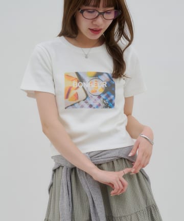 DISCOAT(ディスコート) 【umm.】リブグラフィックアソートTシャツ
