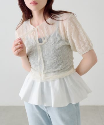 Kastane(カスタネ) シアーパフニット