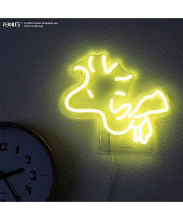 BIRTHDAY BAR(バースデイバー) 【PEANUTS】 NEON LIGHT Woodstock ネオンライト