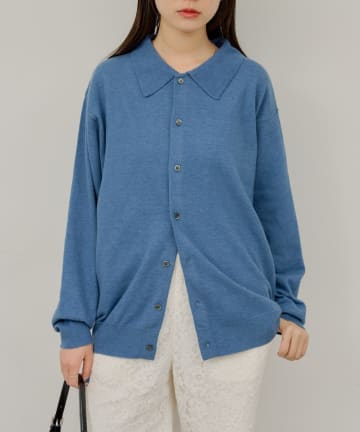 OUTLET(アウトレット) 【Kastane】ファインニットシャツ