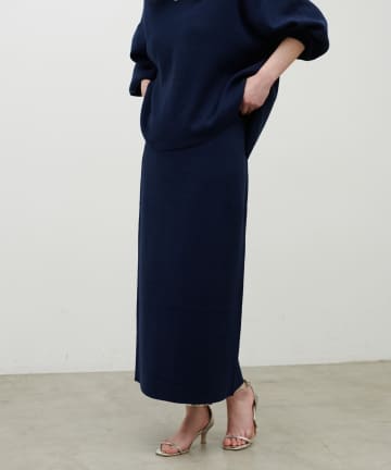 NICE CLAUP / OLIVE des OLIVE OUTLET(ナイスクラップ  / オリーブ デ オリーブ アウトレット) 【LARUTA】スエットライクニットスカート