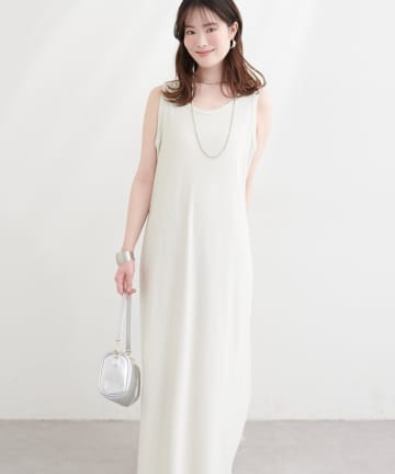 natural couture(ナチュラルクチュール) ラメテレコワンピース