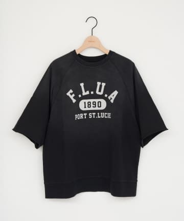 DISCOAT(ディスコート) 【Enlude】ラグランフロッキーロゴプリントTシャツ《ユニセックス》