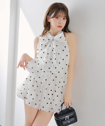 Chico(チコ) アメスリバルーンミニワンピ