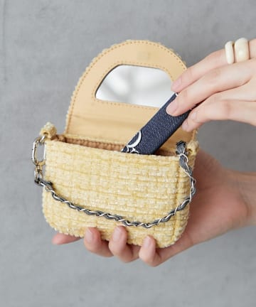 BIRTHDAY BAR(バースデイバー) Tweed Lip Plus Pouch　リップポーチ