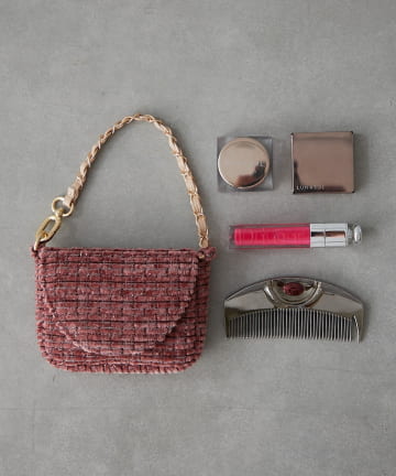 BIRTHDAY BAR(バースデイバー) Tweed Lip Plus Pouch リップポーチ