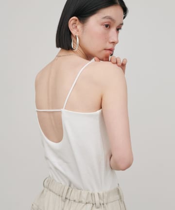 LARUTA(ラルータ) カップ付きバックオープンポンチキャミ