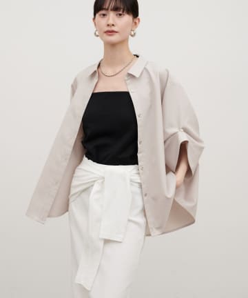 LARUTA(ラルータ) 3WAYハーフスリーブシャツ