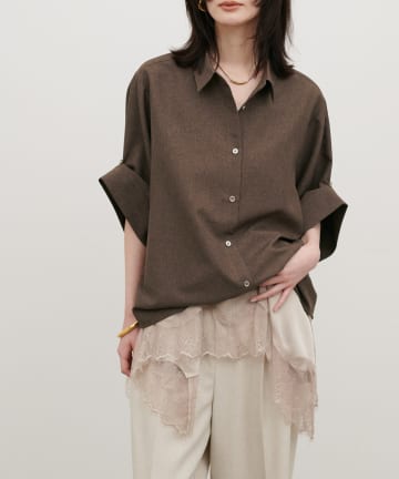 LARUTA(ラルータ) 3WAYハーフスリーブシャツ