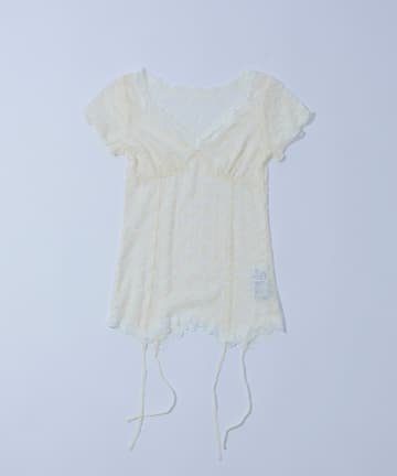 WHO’S WHO gallery(フーズフーギャラリー) レースガーターS/S トップス