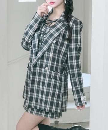 NICE CLAUP / OLIVE des OLIVE OUTLET(ナイスクラップ  / オリーブ デ オリーブ アウトレット) 【Belle Charme】スリムラインロングテーラードジャケット