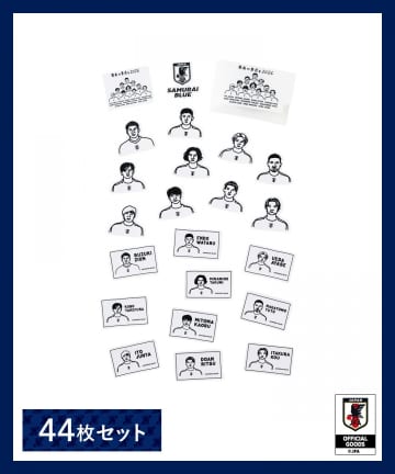 3COINS(スリーコインズ) ステッカーセットサッカー日本代表ver.