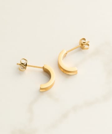 COLLAGE GALLARDAGALANTE(コラージュ ガリャルダガランテ) 【PAPILLONNER/パピヨネ】ステンレスハーフフープピアス