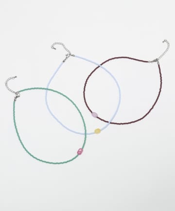 NOLLEY'S(ノーリーズ) 【MAQWEL/マクウェル】ミニビーズネックレス