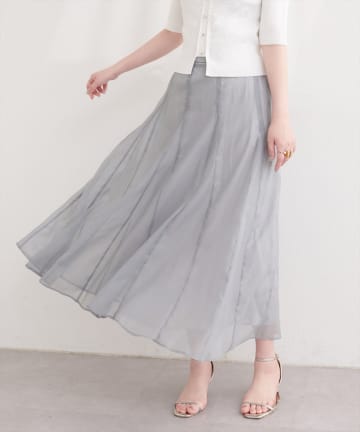 natural couture(ナチュラルクチュール) シアープリントスカート