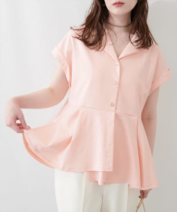 natural couture(ナチュラルクチュール) イレヘムカットソートップス